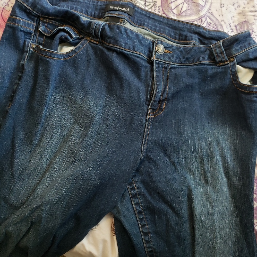 A pair of Plus Size Jeans